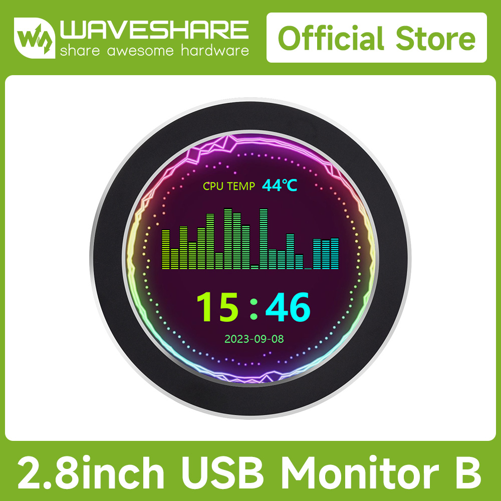Tablet Lap Desk - Waveshare 2.1 / 2.8 / 3.4