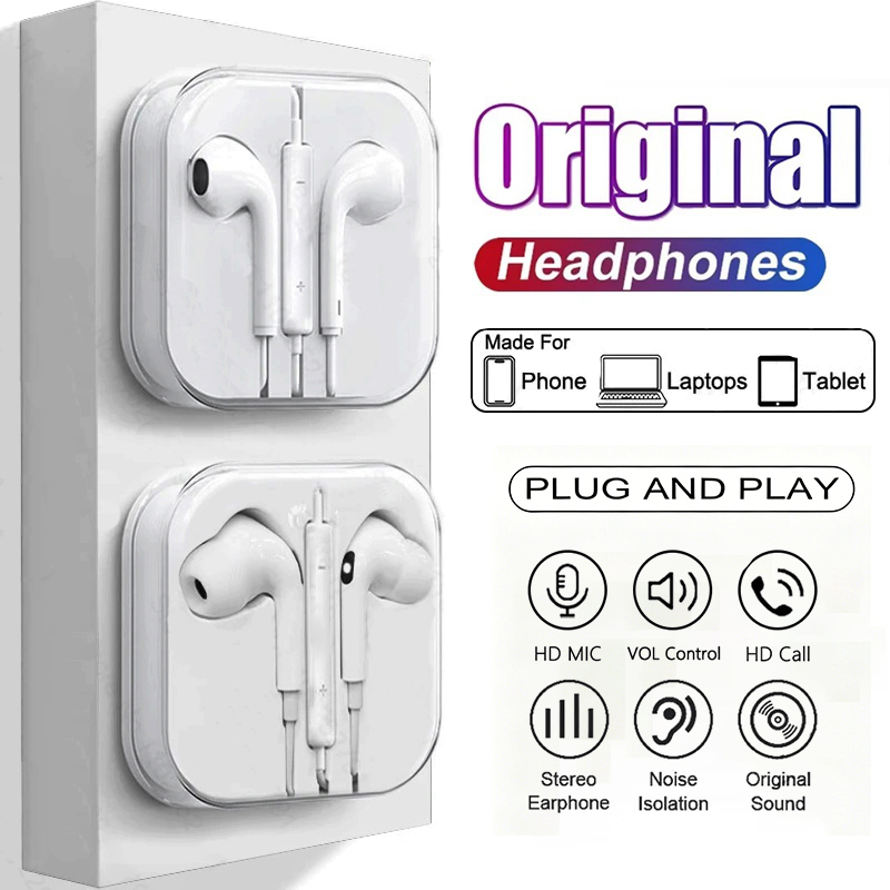 Wired Earphone Lightning - Original In-ear Wired Earphone For Xiaomi
