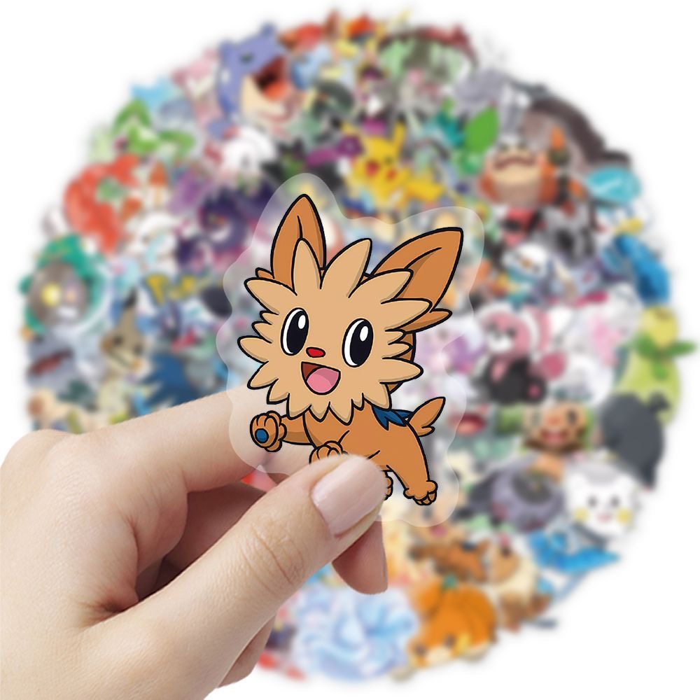 100Pcs Pokémon Stickers Cute C - đánh giá và giá Tablet Cute Accessories