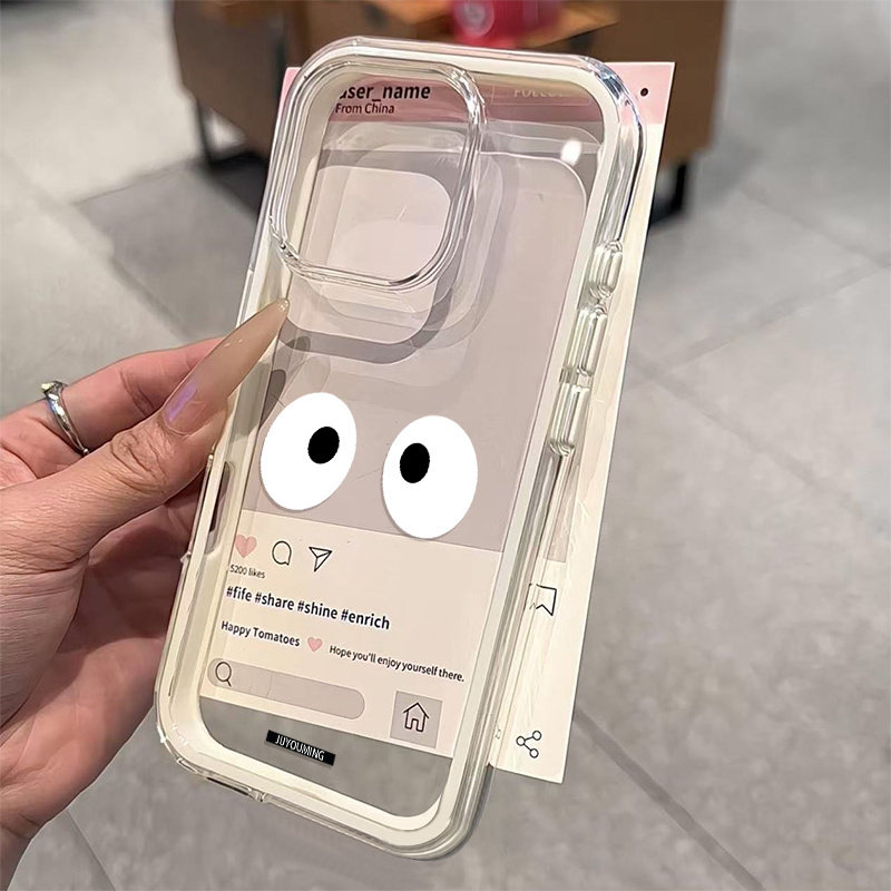 Simple Eye Pattern 2in1 Clear  - đánh giá và giá Samsung Galaxy A55