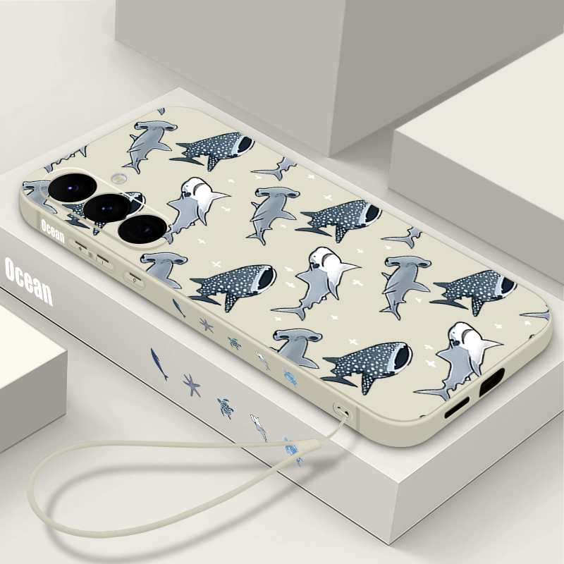 Cartoon Shark Phone Case For S - đánh giá và giá Samsung Galaxy A55