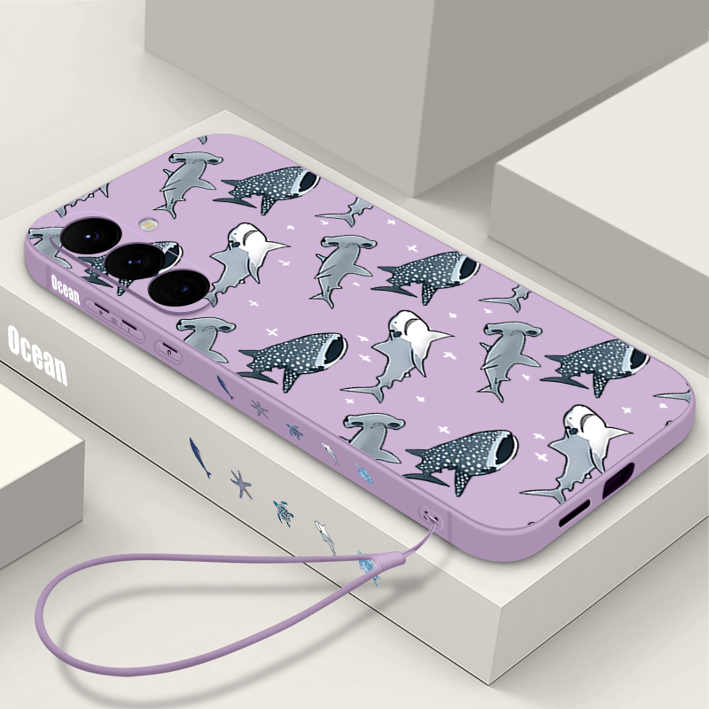 Cartoon Shark Phone Case For S - đánh giá và giá Samsung Galaxy A55